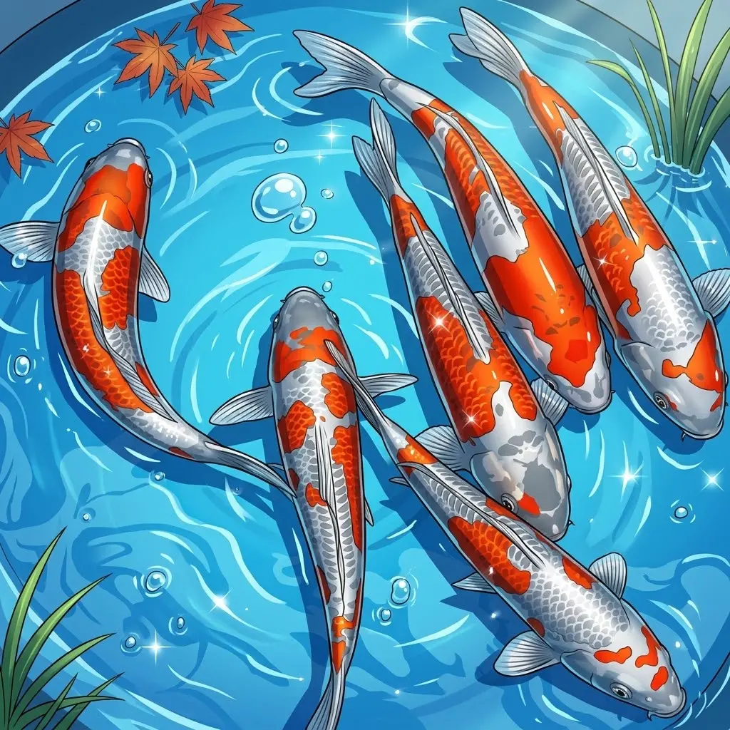 Gambar 9KOI: Lukisan Indah Ikan Koi Original Asli Handmade Cat Akrilik dari 9KOI Indonesia Tokopedia